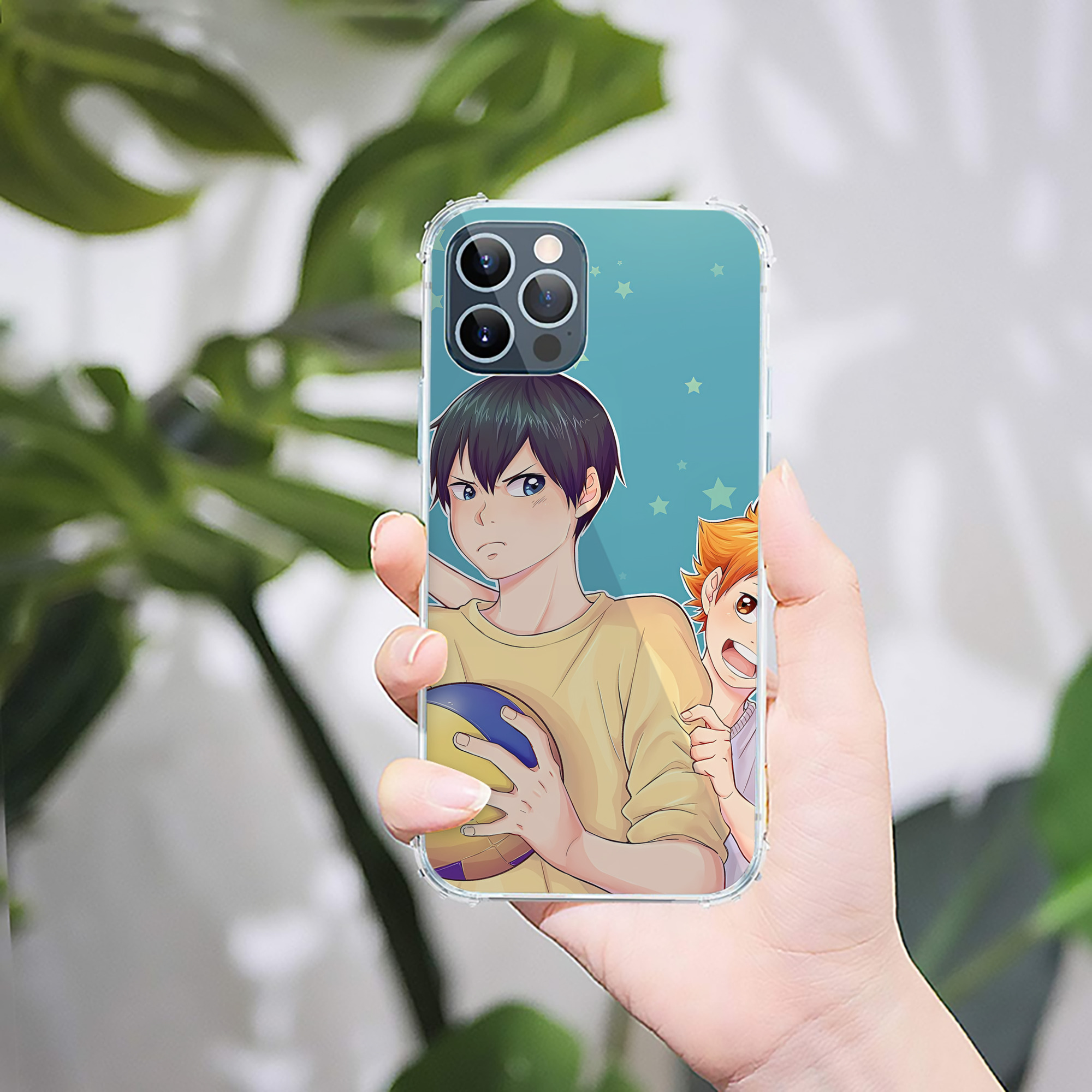 （画像用） ハイキュー!! Haikyu!! 【iPhone 12シリーズ対応】透明スマホケース（クリアソフトケース）